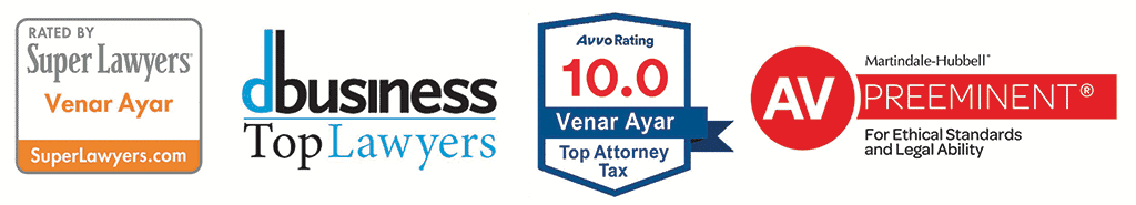SuperLawyers, Detroit Business, AVVO, Martindale AV Criminal Tax Defense Awards